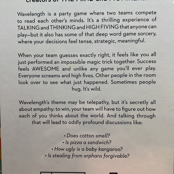 Wavelength A telepathic Party Game from the creators of The Mind & Monikers NEW! - Picture 10 of 10
